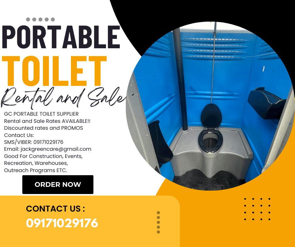 Clean and reliable portable toilets available for rent and purchase, ideal for outdoor events, parties, and worksites
